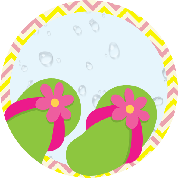 Passatempo Da Ana Pool Party Menina Clipart - Pool Party Menina Png (591x591), Png Download