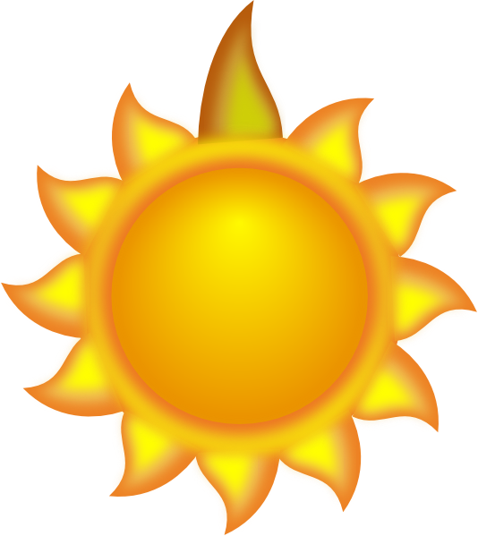 Format Pc - Sun Clipart (534x599), Png Download