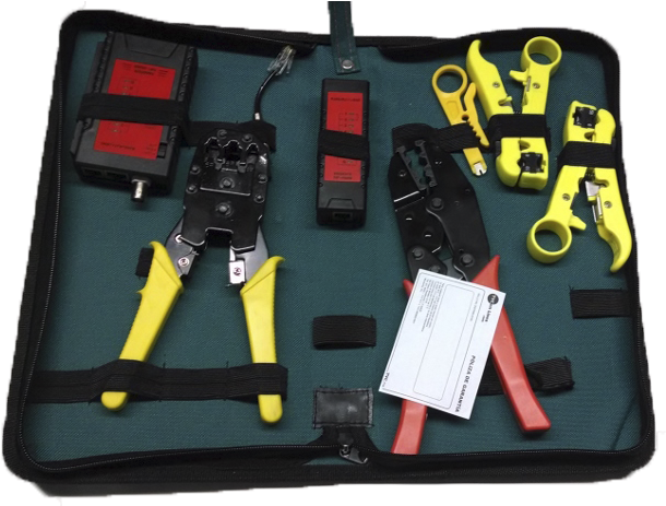 Saxxon Utoolkit6- Kit De Herramientas Para Instalaciones - Herramientas Para Instalacion De Cctv (640x462), Png Download