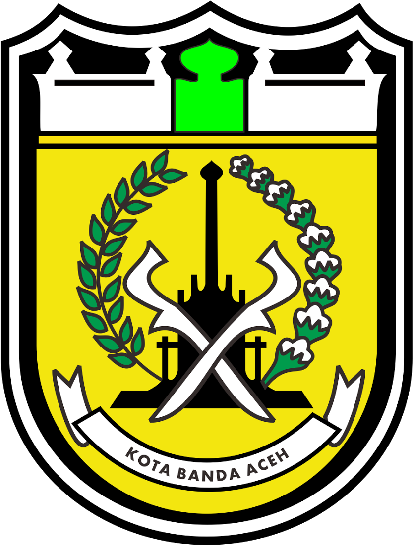 Kota Banda Aceh Logo Vector - Lambang Kota Banda Aceh (1600x1136), Png Download
