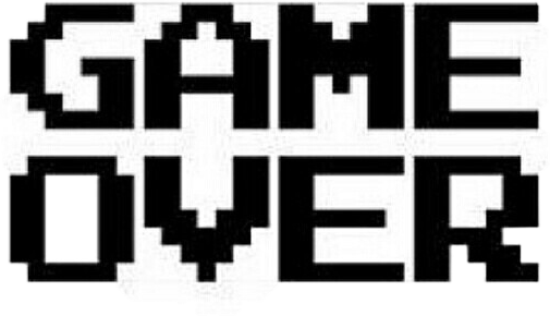 Game Over 16 Bit (505x290), Png Download