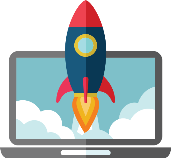 Website Launch - Inicio Del Comercio Electronico (640x514), Png Download