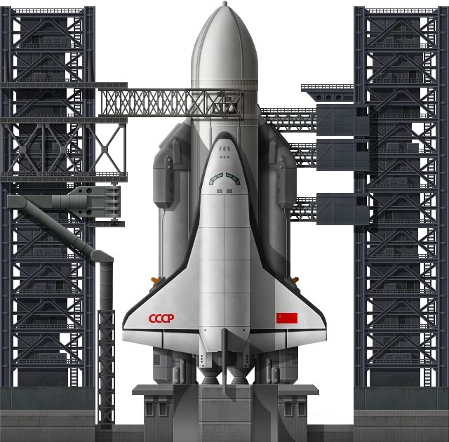 Buran Launch Pad - Buran Space Shuttle Png (640x630), Png Download