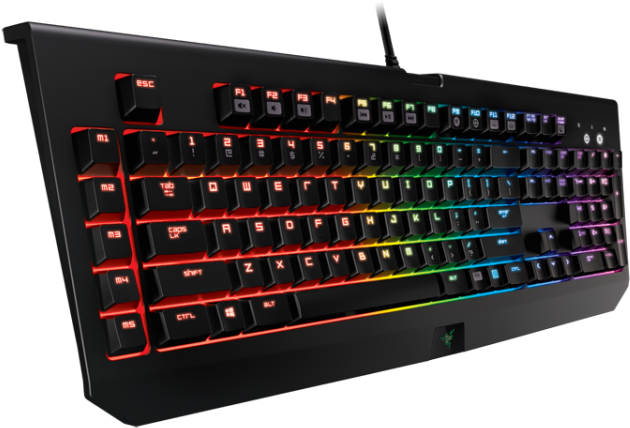 Gaming Keyboard Png - Razer Blackwidow X Chroma Mechanical Keyboard (750x563), Png Download