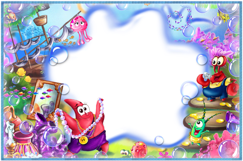 Who Lives Under The Sea - Under The Sea Frames (498x331), Png Download