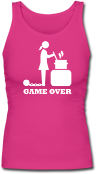 Game Over Cooking Woman Bachelorette Bachelor Tanks - Sleeveless Shirt (378x378), Png Download