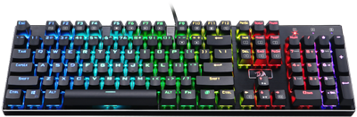 K556 Rgb Mechanical Gaming Keyboard 104 Keys - Redragon K556 Devarajas Rgb (450x450), Png Download