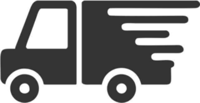 Free Shipping Clipart Free Delivery Truck - Clipart Delivery Black Png (640x480), Png Download