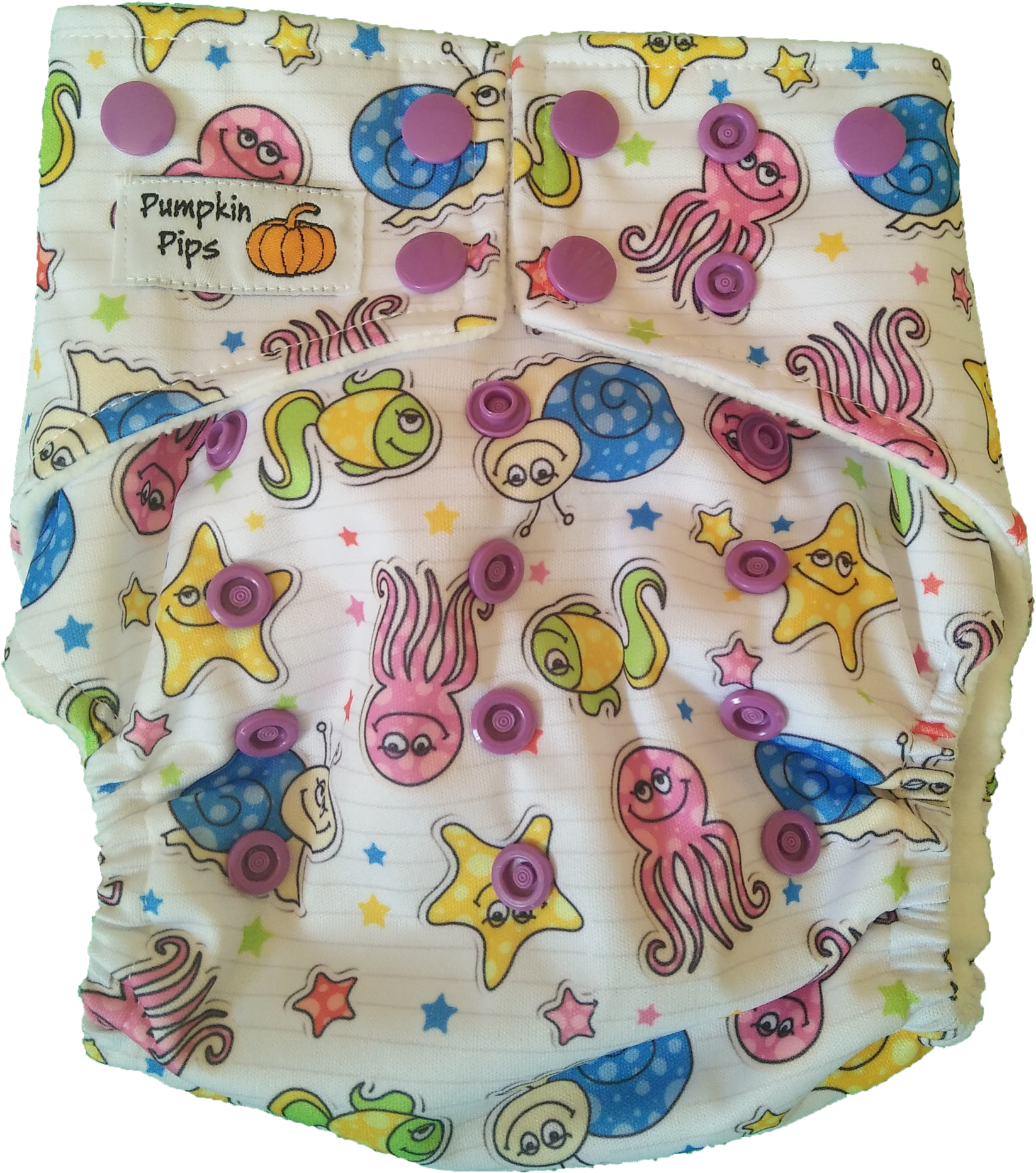 Under The Sea Modern Cloth Nappy - Cloth Diaper (1797x2048), Png Download