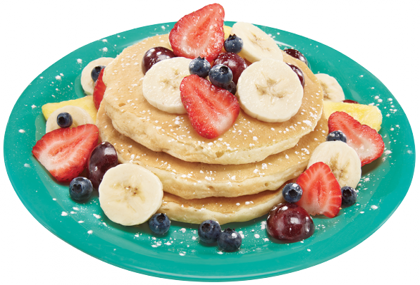 Pancakes - Cora Kid Meal (588x400), Png Download