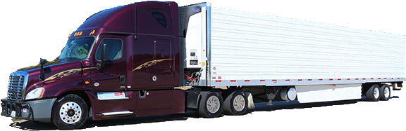 Reefer Temperature Controlled Transport - Prime Inc Trailer (600x252), Png Download