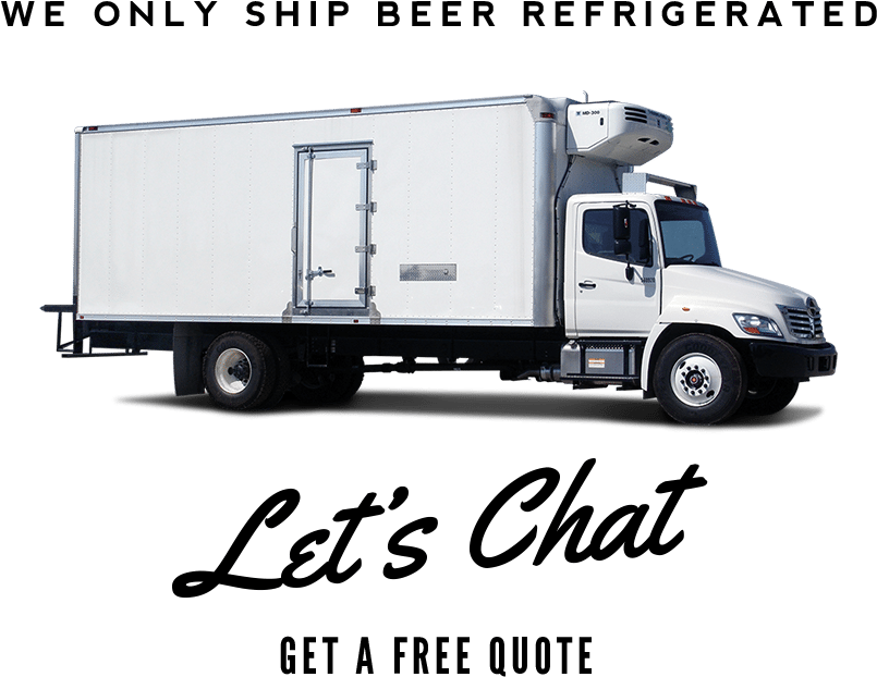 Shipping Beer - Refrigerator Truck (1200x800), Png Download