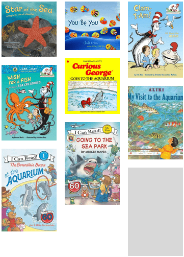 Under The Sea - Going To The Sea Park : I Can Read Shared My Firstreading (436x548), Png Download