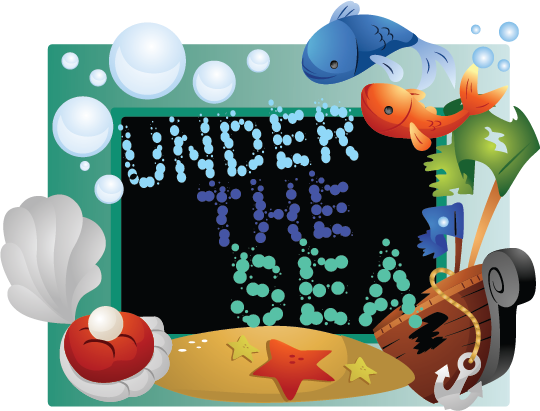 Our Under The Sea Themed Prop Rental Section Contains (540x411), Png Download