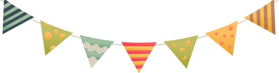 Banderines Cumpleaños Png - 白 起 独家 造型 (945x249), Png Download