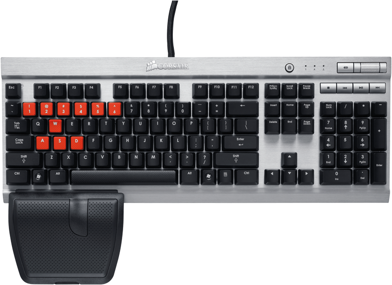 Corsair Vengeance K60 (800x582), Png Download