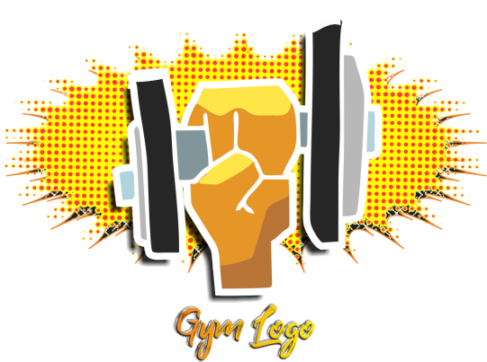Gym Logo Template - Gym (640x640), Png Download