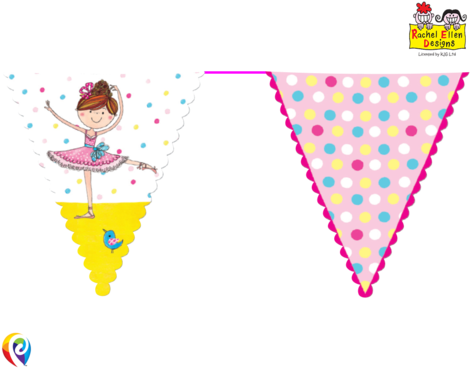 Rachel Ellen Ballerina Partyware Louise S Party - Rachel Ellen Princess Foil Balloon (46cm ) (480x384), Png Download