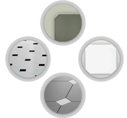 Circulos Piezas Destacadas Serie Pavimento - Circle (500x445), Png Download