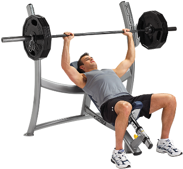 This Book Teaches You Vital, Yet Easy To Learn Techniques - Cybex Olympic Incline Press (370x370), Png Download