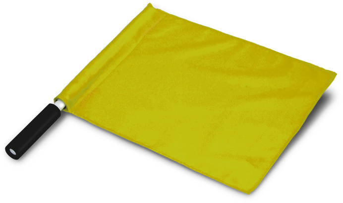 Banderin Linier De Color - Banderin Arbitro Png (709x444), Png Download