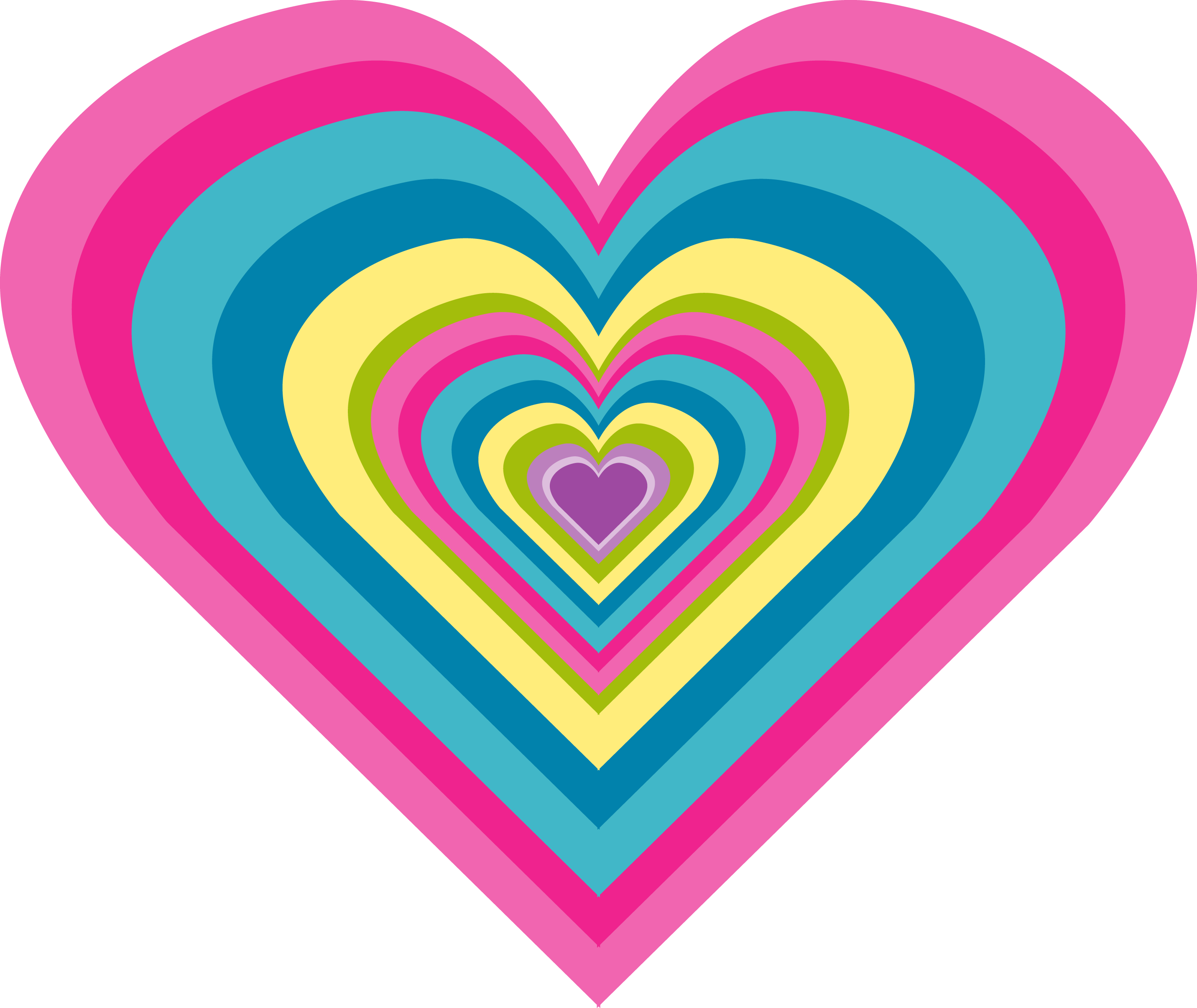 All Things Positively Positive Png Transparent Download - Free Transparent Heart Graphics (2863x2410), Png Download