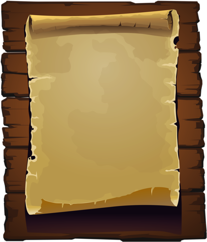 Wooden [преобразованный] - Paper (442x500), Png Download