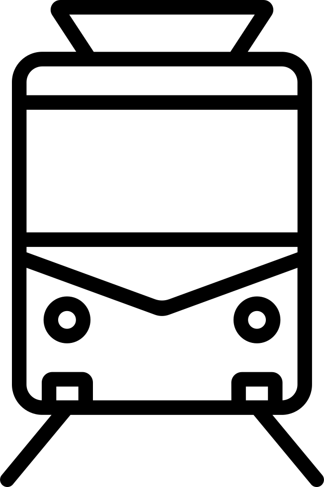 Subway Train - - Rail Transport (652x980), Png Download