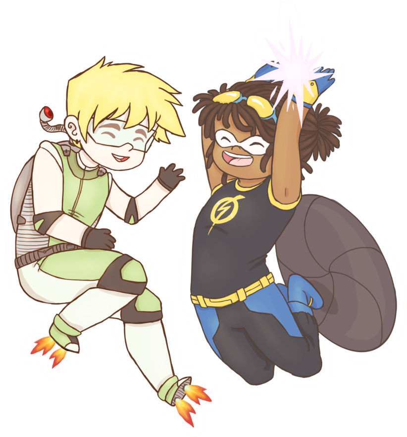 Static Shock - Static (865x924), Png Download