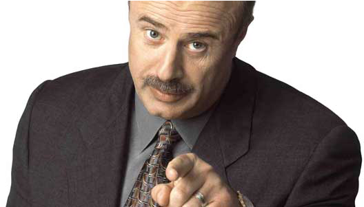 Dr Phil Png - Dr Phil Your Fat (600x300), Png Download