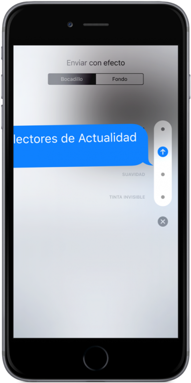 Enviar Mensaje Con Fuerza En Mensajes - Para Fondo De Chat De Iphone 6 (400x791), Png Download