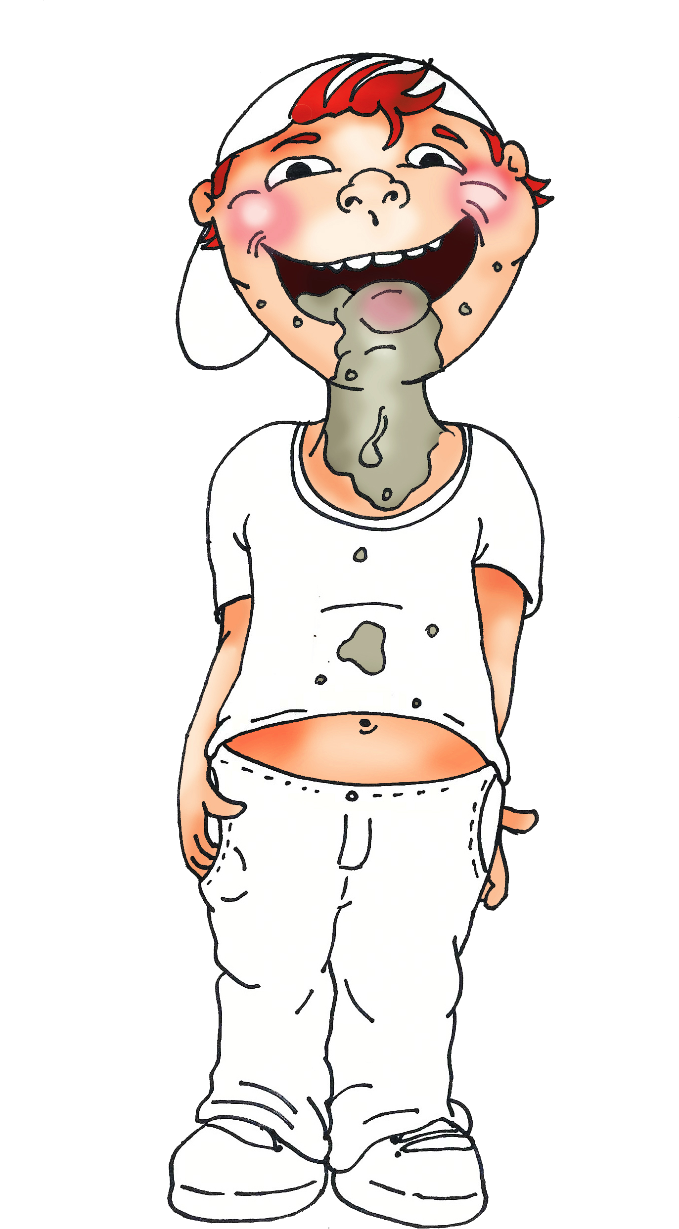 How To Fake Puking - Vomiting (1536x2640), Png Download