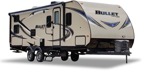 Travel Trailers - 2017 Keystone Bullet Ultra Lite (500x300), Png Download