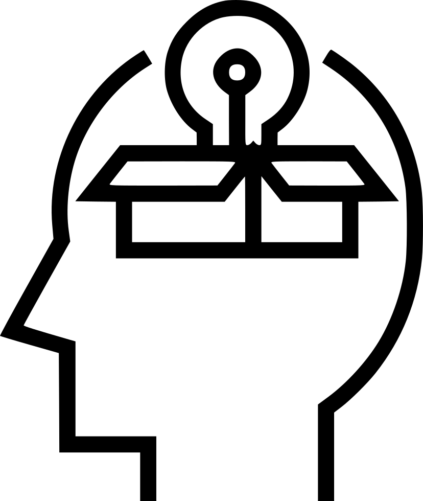 Png File Svg - Think Out Of The Box Icon (828x980), Png Download