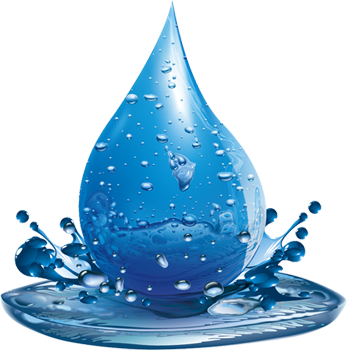 Drinking Water (709x714), Png Download