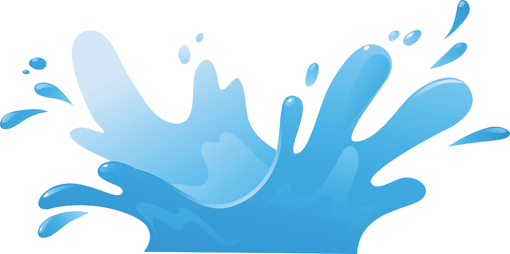 Image Free Stock Drop Illustration Drops Transprent - Water Splash Vector (1000x499), Png Download