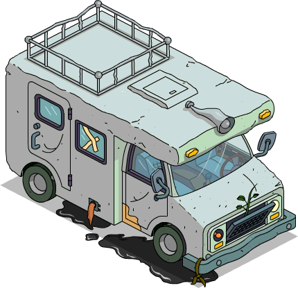 Crappy Rv - Simpsons Tapped Out Rv (430x415), Png Download