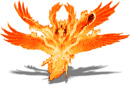 [pedido] Render's Com Tema De Fogo - Passaro De Fogo Png (439x280), Png Download