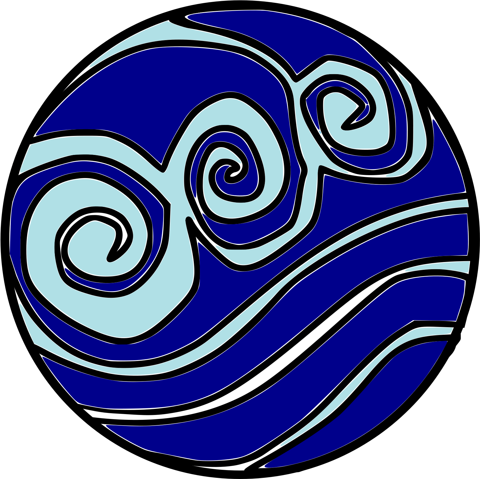 Open - Simbolo Do Elemento Agua (2000x1894), Png Download