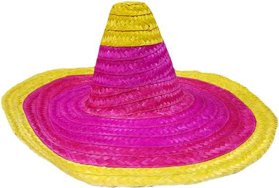 Chapéu Mexicano Colorido - Hat (600x600), Png Download