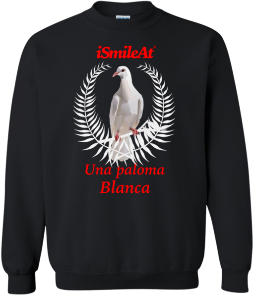 Una Paloma Blanca I Smile At - Sudadera Navideña (600x600), Png Download