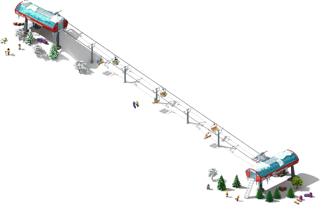 Ski Lift Png (1033x663), Png Download