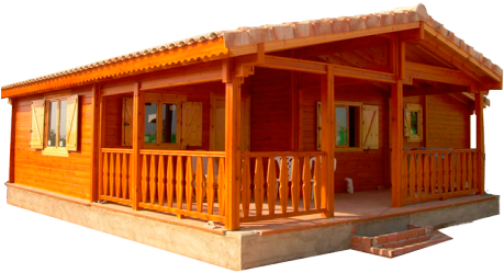 Casas De Madera Solucion Constructiva Transparente - Lumber (500x350), Png Download