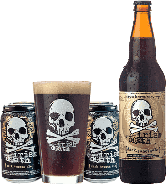 The Beer Without A Style - Iron Horse Quilter's Irish Death 6/12c, Brown (600x600), Png Download