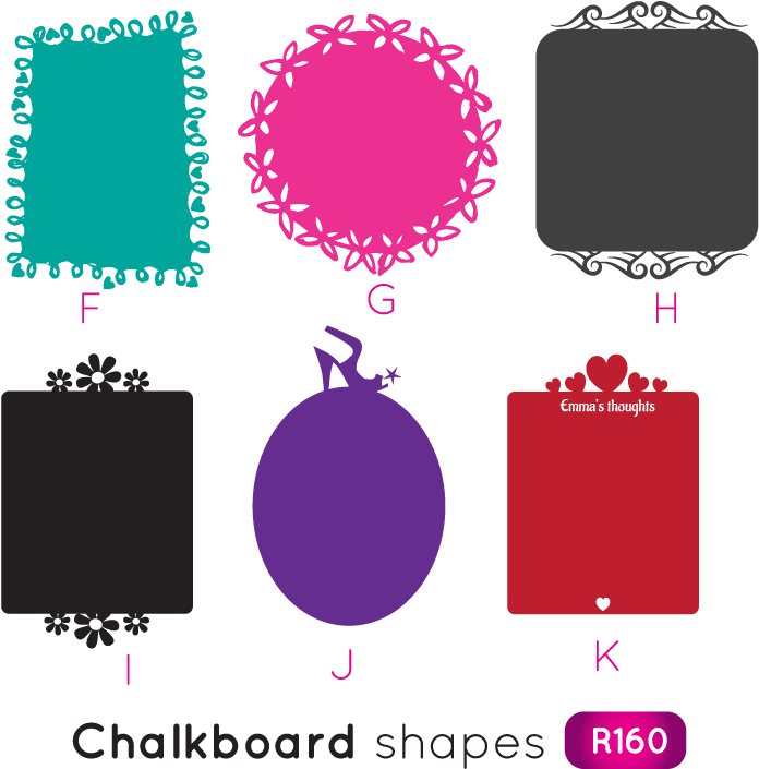 Chalkboard Wall Decals Chalkboard Wall Decals Chalkboard - Wall Decal (800x800), Png Download