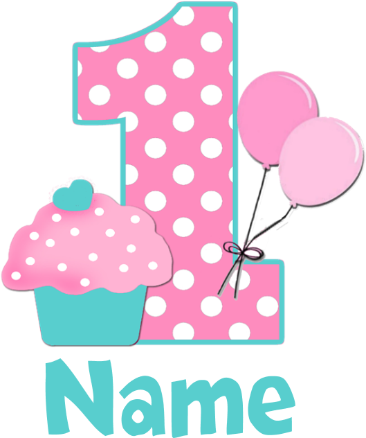 1st Birthday Free Png Image - 1st Birthday Designs Png (700x700), Png Download