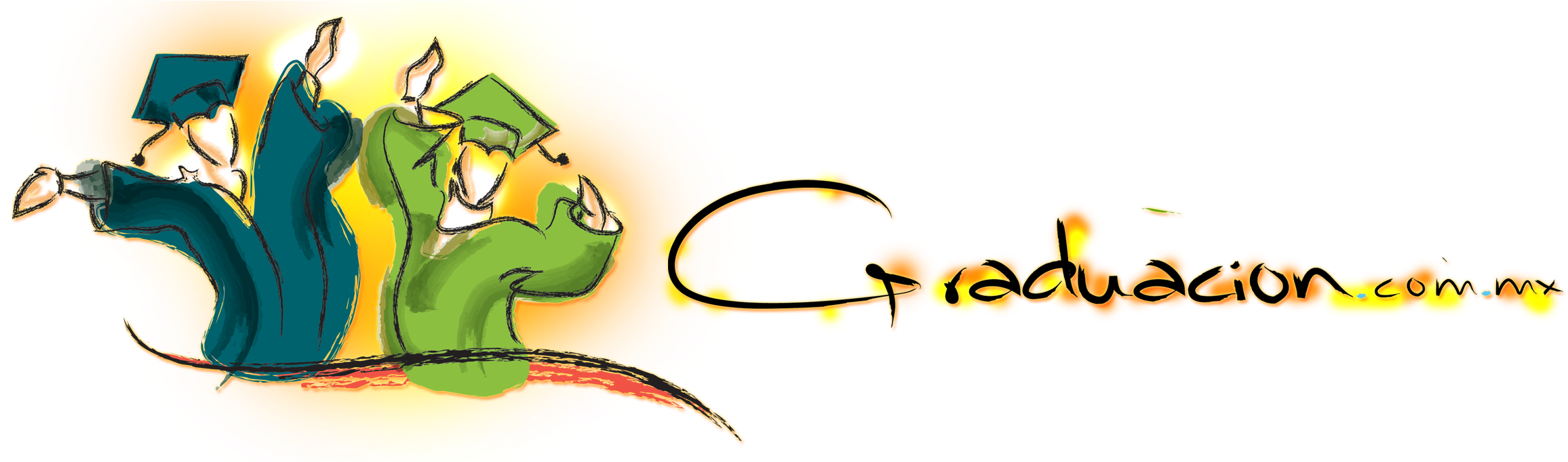 Logo Graduacion Naranja - Graduacion (2344x681), Png Download