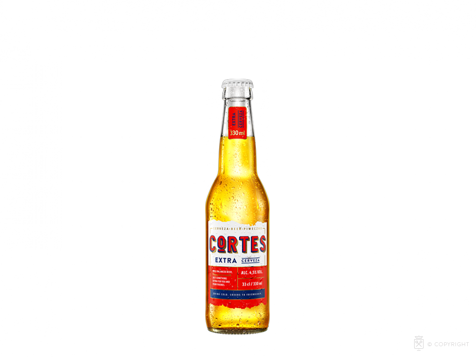 Cortes Extra - Beer Bottle (969x728), Png Download