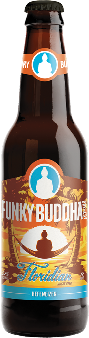 Floridian Hefeweizen By Funky Buddha Brewery - Funky Buddha Key Lime Pie Tart (319x1200), Png Download