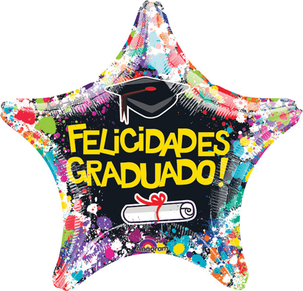 29357/02 Categorías - Globos De Graduacion En Png (600x575), Png Download